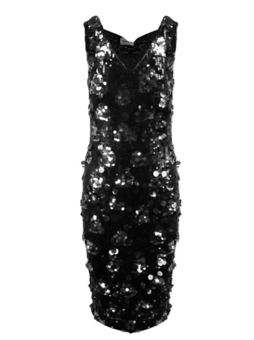 Abito pailletes P.a.r.o.s.h. GUILTY nero P.a.r.o.s.h. | D721711GUILTY13 NERO